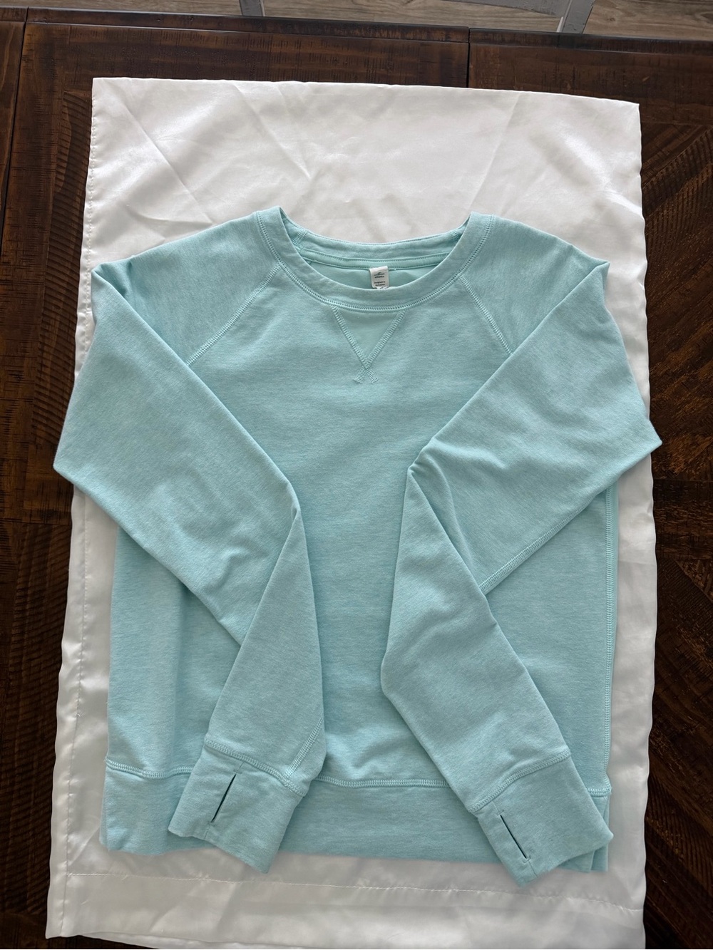 Lululemon Light Aqua Crewneck Sweatshirt